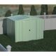 Arrow 8 ft. x 8 ft. Green Metal Storage Shed With Gable Style Roof 59 Sq. Ft. CLG88SGDSP