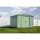 Arrow 10 ft. x 8 ft. Green Metal Storage Shed With Gable Style Roof 74 Sq. Ft. CLG108SGDSP