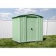 Arrow 6 ft. x 5 ft Green Metal Storage Shed With Gable Style Roof 27 Sq. Ft. CLG65SGDSP