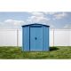 Arrow 6 ft. x 7 ft. Blue Metal Storage Shed With Gable Style Roof 39 Sq. Ft. CLG67BGDSP