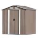 myhomore Patio 6 ft. x 4 ft. Tools Metal Storage Shed with Lockable Double Door 24 sq. ft. ShedSH000295AAD