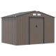 Outsunny 9 ft. W x 6 ft. D Metal Shed with Coverage Area 54 sq. ft. 845-031V00BN