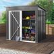 DEXTRUS Installed Outdoor Storage Shed 5 ft. W x 3 ft. D, Heavy-Duty Metal Tool Sheds Storage House with Single Door(15 sq. ft.) HDFTPLDB-4001
