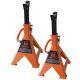 BLACK BULL 6-Ton Pin Type Jack Stand Set, Adjustable Height (2-Pack) JS6SET