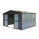 domi outdoor living 11 ft. W x 9 ft. D Metal Shed with Lockable Doors and Air Vents (99 sq. ft.) LGCF1620-D
