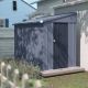 VEIKOUS 4 ft. W x 8 ft. D Metal Storage Lean-To Shed 33 sq. ft. in Gray PG0301-16-4
