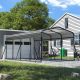 JAXPETY 12 ft. x 20 ft. Outdoor Carport with Heavy Duty Galvanized Steel, Multi-Use Shelter for Cars, Boats, and Tractors HG61R1348-T01