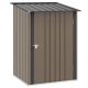Outsunny 3.3 ft. W x 3.4 ft. D Metal Storage Shed with Double Lockable Doors (11 sq. ft.) 845-530V00BN