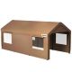 Out sunny 10 ft. x 20 ft. Tan Plastic Portable Shed with 2 Roll-Up Doors and 4 Ventilated Windows (200 sq. ft.) 84C-523V00TN