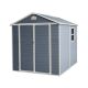 BTMWAY 6 ft. W x 8 ft. D All-Weather Resin Outdoor Plastic Storage Shed with Reinforced Floor and Window (50 sq. ft.) CXX86-021W540S00-PLASTICESHED06
