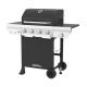 Nexgrill 4-Burner Gas Grill with Side Burner in Black 720-0925PH