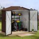 DEXTRUS Outdoor Storage Shed 6 ft. W x 4 ft. D, Heavy-Duty Metal Tool Sheds Storage House with Lockable Door (24 Sq. Ft.) HDFTPLDB-4008