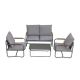 Unbranded 4-Piece Hot Seller Outdoor Patio Conversation Set with Removable Seating Cushions for Home, Yard, Poolside JX-W1650142143