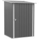 Otryad 3 ft. W x 3 ft. D Metal Shed, Outdoor Storage Shed, Galvanized Metal Utility Garden Tool House, 9 sq.ft. QS-WY454