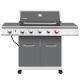 Royal Gourmet Deluxe 5-Burner Gas Grill with Sear Burner and Side Burner, 64,000 BTU Cabinet Style Gas Grill, Grey GA5404G
