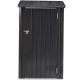 Otryad Outdoor Storage Shed, 3 ft. x 3 ft. Metal Steel Garden Shed with Single Lockable Door, 9 sq. ft. QS-WY544