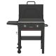 Nexgrill Daytona 2-Burner Propane Gas Grill 28 in. Flat Top Griddle in Black with Lid 720-1115