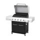 Nexgrill Gourmet Pro 5 Burner Propane Gas Grill with Side Burner in Black 720-1117