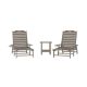 Carnegy Avenue Brown 3-Piece Plastic Patio Conversation Set CGA-LE-533733-BR-HD