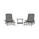 Carnegy Avenue Gray 3-Piece Plastic Patio Conversation Set CGA-LE-533736-GR-HD