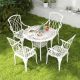 Costway 5-Piece Metal Patio Conversation Set GHMHSKU00729