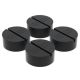 BENDPAK Slipover Round Pinch Weld Pad for 2 Post Car Lift with up to 10000 lb. Capacity, Set of 4 5210254