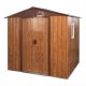 Clihome 6 ft. x 6 ft. Outdoor Metal Shed Storage with Metal Floor Base and Window (36 sq. ft.) CL-WC54604