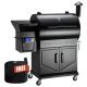 Z GRILLS 697 sq. in Pellet Grill in Black with Latest PID V2.1 Controller and Cabinet ZPG-700D7