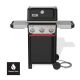 Weber Spirit E-325 3-Burner Natural Gas Grill in Black with Sear Zone 1500844