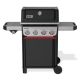 Weber Spirit E-435 4-Burner Liquid Propane Gas Grill in Black with Sear Zone and Side Burner 1500782