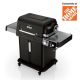 NINJA FlexFlame Plus 3-Burner Outdoor Cooking System, 5-in-1 Propane and Electric Grill, Smoker, Roaster, Pizza Maker in Black PG302