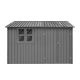 Unbranded 6 ft. W x 8 ft. D Metal Garden Sheds Outdoor Storage Shed with Window 48sq.ft. HD1350S00062