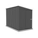 ABSCO Durango 5 ft. W x 10 ft. D Metal Bike Shed in Monument Snaptite Assembly System (49 sq. ft.) AB1142