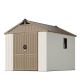 Patiowell 8 ft. W x 10 ft. D Resin Outdoor Storage Shed 74. 1 sq. ft. PPS810BN