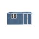Unbranded Blue 12 ft. W x 10 ft. D Outdoor Metal Storage Shed Waterproof Garden Shed with Window and Lockable Doors(120 sq. ft.) zx-82