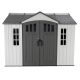 Lifetime 10 ft. W x 8 ft. D Resin Dual Entry Outdoor Storage Shed (80 sq. ft.) 60467