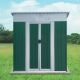 Unbranded 5 ft.W x 3 ft.D Outdoor Metal Shed Tool Bike Storage Shed With Aluminum Alloy Frame and Sliding Door Green (15 sq. ft.) XJ-W2794P192896