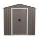 Oyezvary 6ft x 5ft Outdoor Metal Storage Shed 113 sq. ft. in Gray 28CSA10-30022