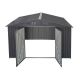 Boosicavelly 10 ft. W x 10 ft. D Metal Outdoor Shed with Lockable Door (100 sq. ft.) BOGASSTG04-B