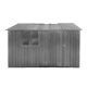 Unbranded Outdoor 10 ft. W x 8 ft. D Storage Garden Metal Shed Apex Peak Roof w/ Window, Vent Aluminum Frame(80 sq. ft.)Light Grey JY112211