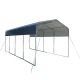 Kahomvis 11 ft. W x 19 ft. D x 9 ft. H Gray Roof Heavy Duty Galvanized Steel Carport HD-Carport-006