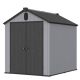 Unbranded 6 ft. x 8 ft. Resin Tool Shed-Durable and Weatherproof Storage for Garden and Backyard (48 sq. ft. ) Storage Shed-18