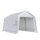 Unbranded 8.6 ft. W x 14 ft. D x 7.5 ft. H Outdoor Storage Tent, Tool Shed, Carport, Portable Garage for Patio, Garden, Grey YYCP004
