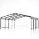 VIWAT 20 ft. W x 20 ft. D Metal Carport, Car Canopy and Shelter MCR-M2020-DG