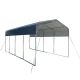Unbranded 11x19 FT Heavy Duty Metal Carport with Galvanized Steel Roof, Outdoor Carport for Car, Truck, RV ZY-D285794
