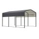 Unbranded 10 ft. x 15 ft. Metal Carport Carports with Enhanced Base Heavy Duty Garage Outdoor Galvanized Car Shelter for Car ZY-D285796