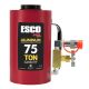 ESCO 75-Ton Pro-Series Lightweight Aluminum Hydraulic Cylinder Jack 10317