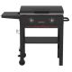 Nexgrill Daytona 2-Burner Propane Gas Grill 28 in. Flat Top Griddle in Black with Lid and PVC Cover Bundle 300-10108