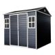 Boosicavelly 8 ft. W x 6.3 ft. D Resin Shed with 2-Windows and Double Door (50 sq. ft. ) BOWWCSTG51BX