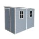 Boosicavelly 4 ft. W x 8 ft. D Resin Shed with 2-Window (32 sq. ft. ) BOWWCSTG52GR